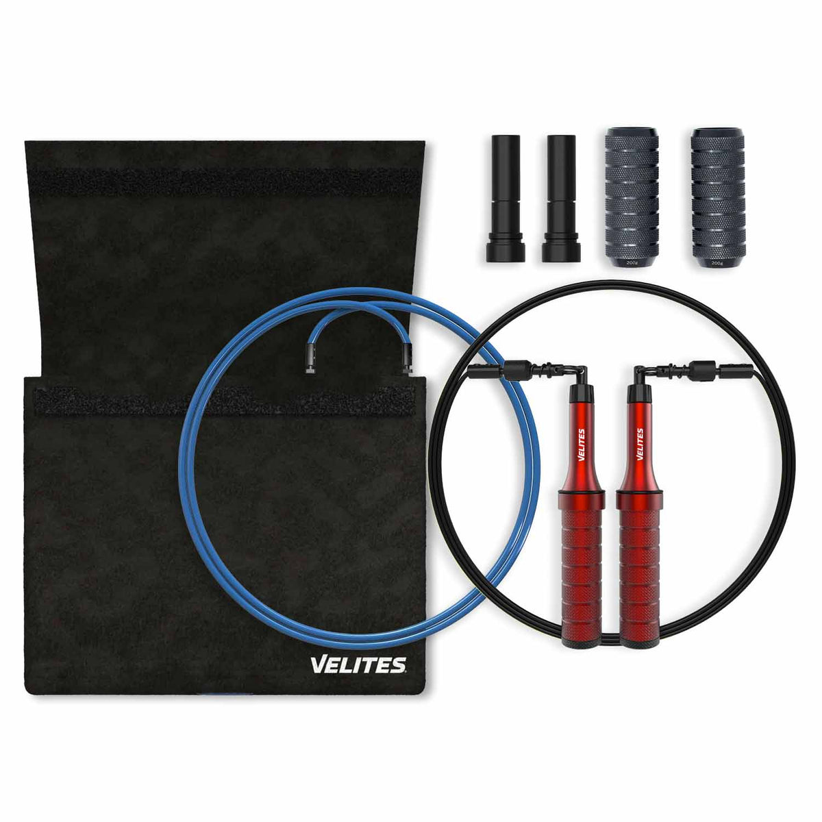 Velites Earth 2.0 Jump Rope Komplett-Set Super Heavy Rot kaufen bei haghpowered.com