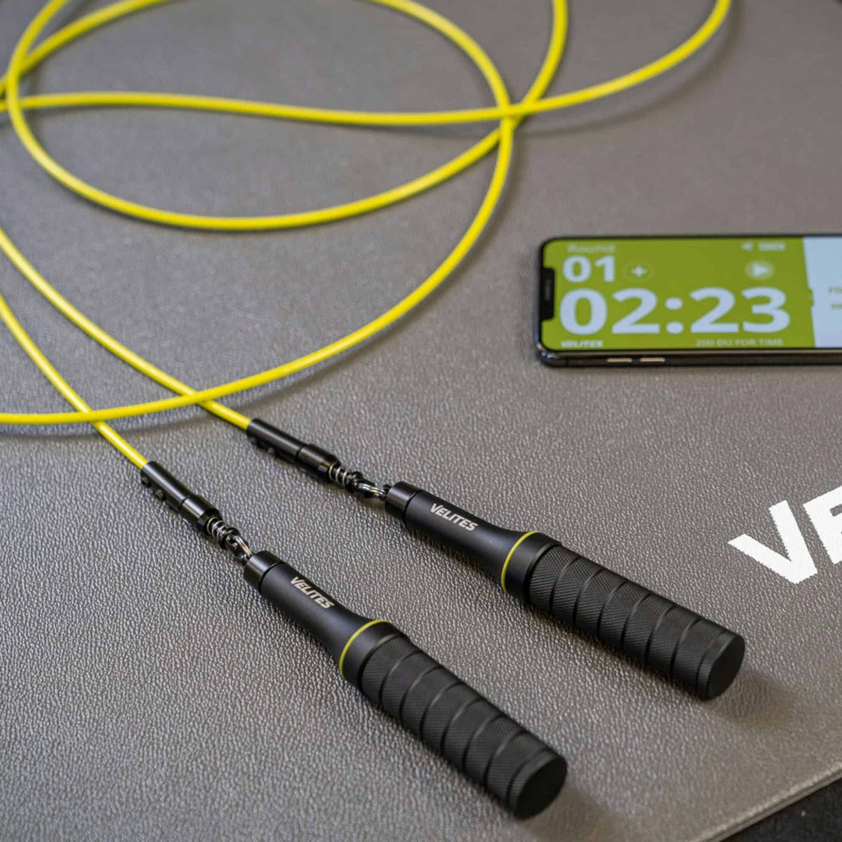 Velites Earth 2.0 Jump Rope (Trainingsspringseil) Schwarz kaufen bei haghpowered.com