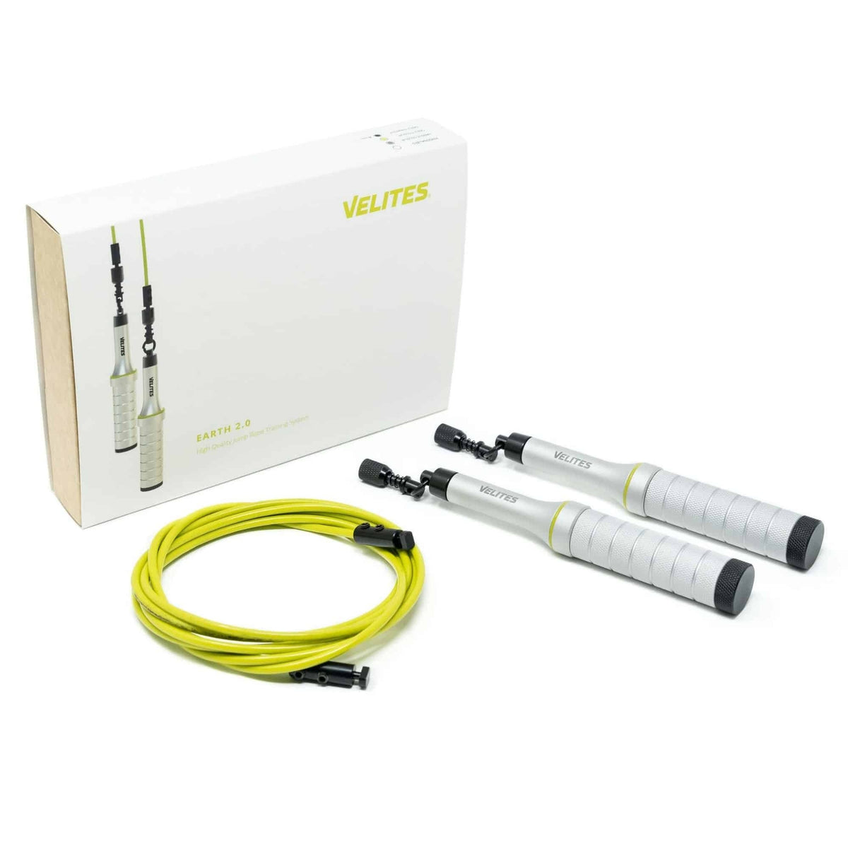 Velites Earth 2.0 Jump Rope (Trainingsspringseil) Silber kaufen bei haghpowered.com