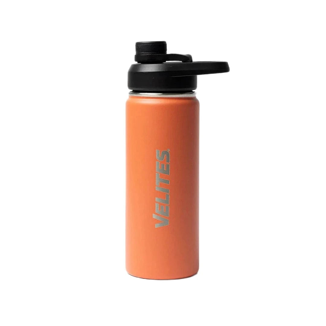 Isolierte Wasserflasche mit Mischkugel und praktischem Deckel (532 ml) Orange kaufen - Velites Trinkflaschen - Fitness Onlineshop