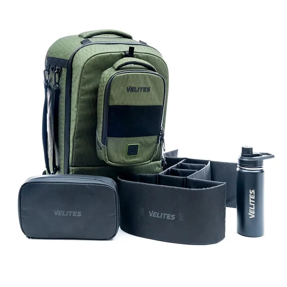Storm Backpack Komplett-Set (5-teilig) Olive Duradiamond kaufen - Velites Rucksäcke - Fitness Onlineshop