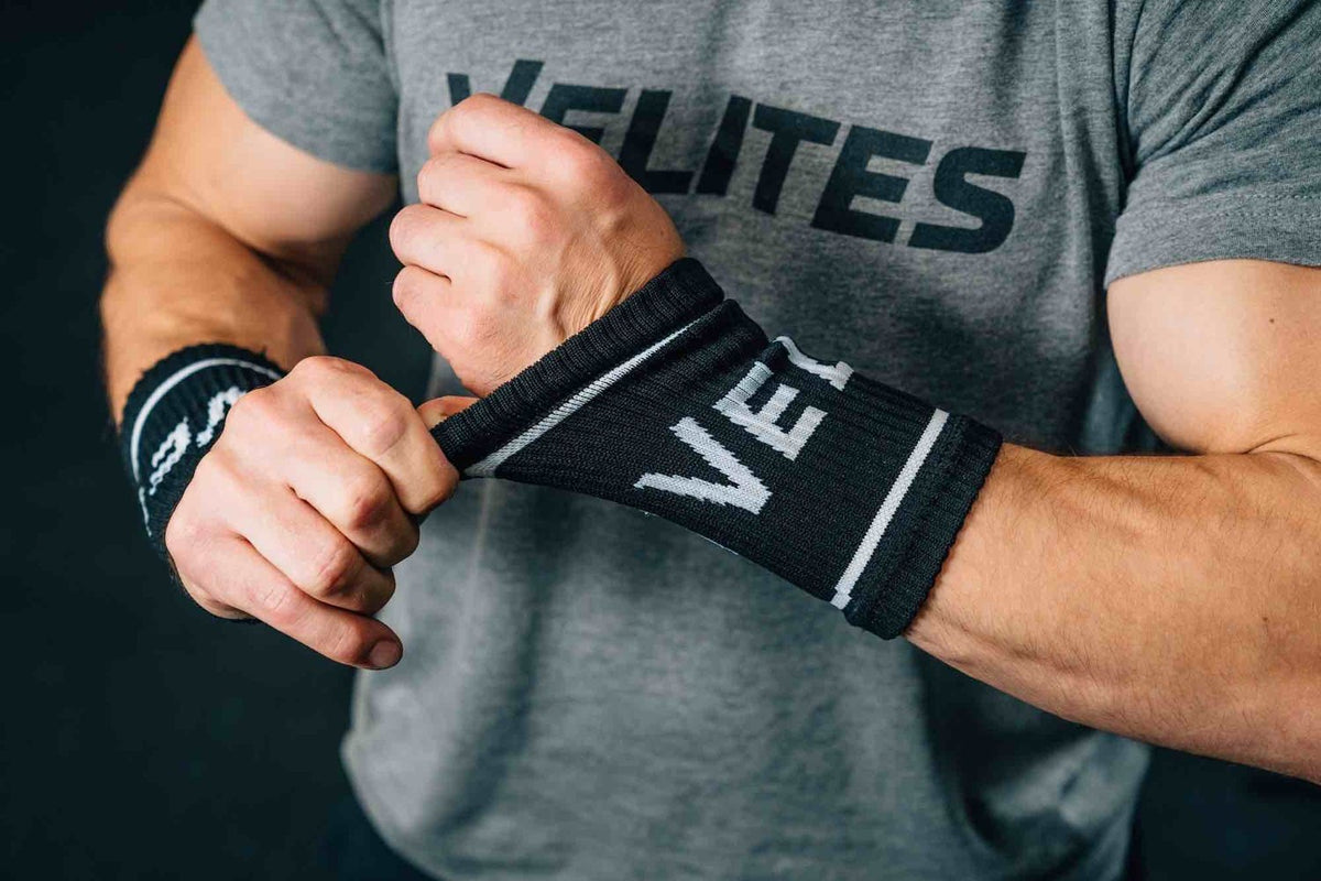 Velites Wrist Bands (Schweissbänder) Schwarz kaufen bei haghpowered.com