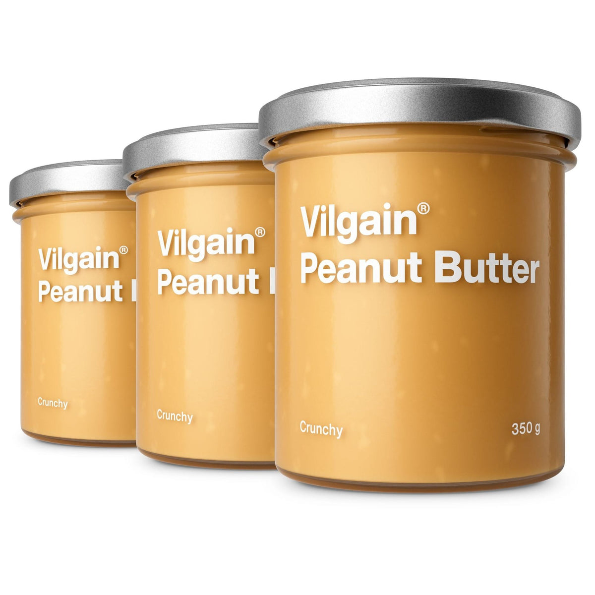 BIO Erdnussbutter Knusprige Erdnüsse / 3 x 350 g kaufen - Vilgain Nussbutter - Fitness Onlineshop