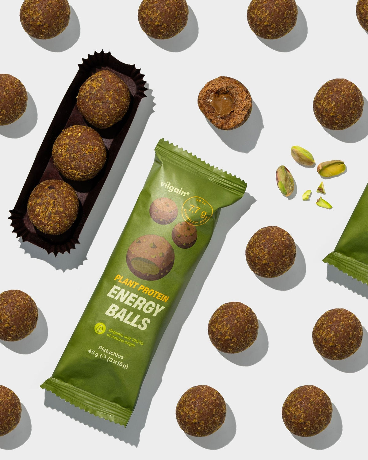 BIO Plant Protein Energy Balls kaufen - Vilgain Fitness Snacks - Fitness Onlineshop