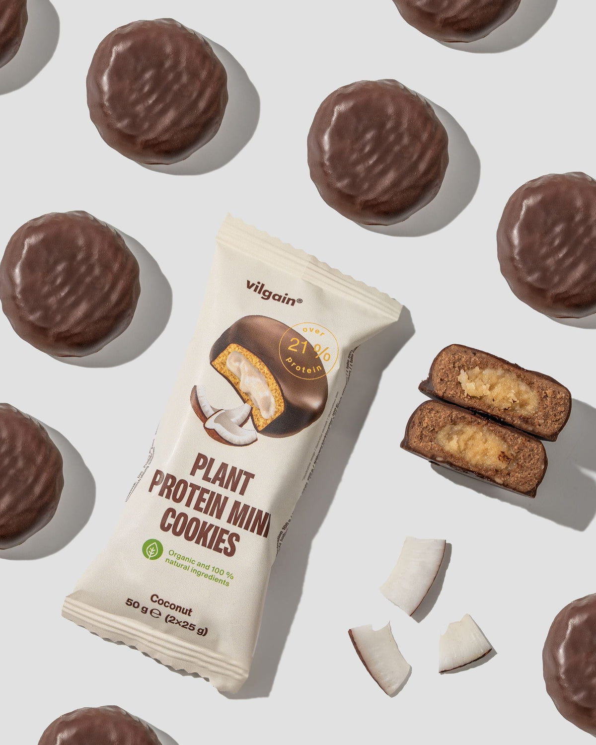 BIO Plant Protein Mini Cookies kaufen - Vilgain Protein Cookie - Fitness Onlineshop
