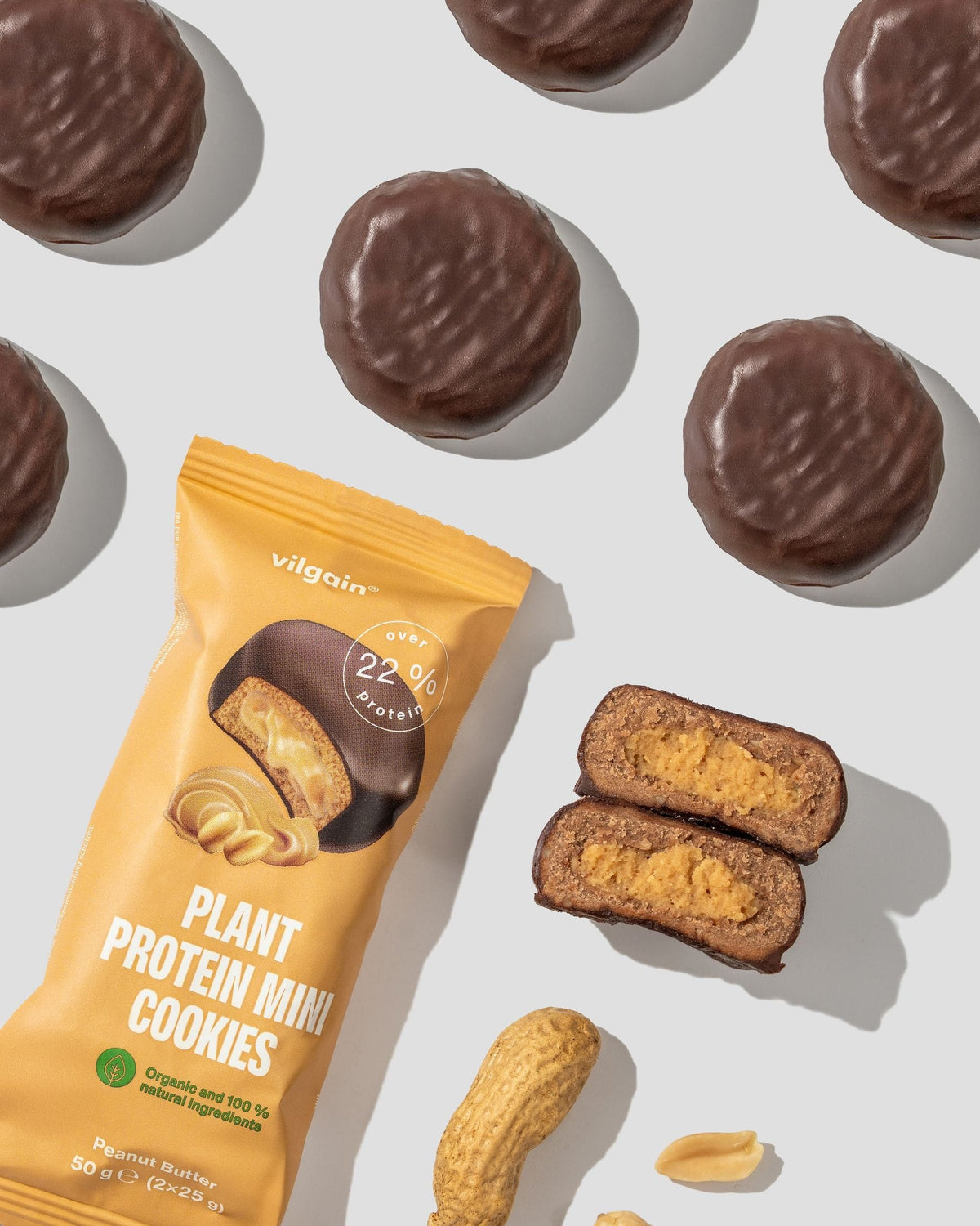 BIO Plant Protein Mini Cookies kaufen - Vilgain Protein Cookie - Fitness Onlineshop