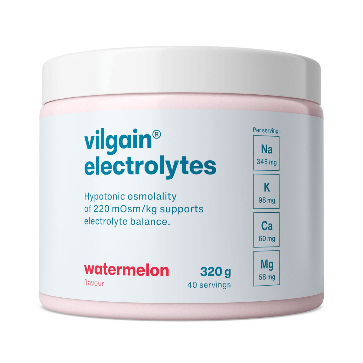 Elektrolyte Wassermelone / 320 g kaufen - Vilgain Elektrolyte - Fitness Onlineshop