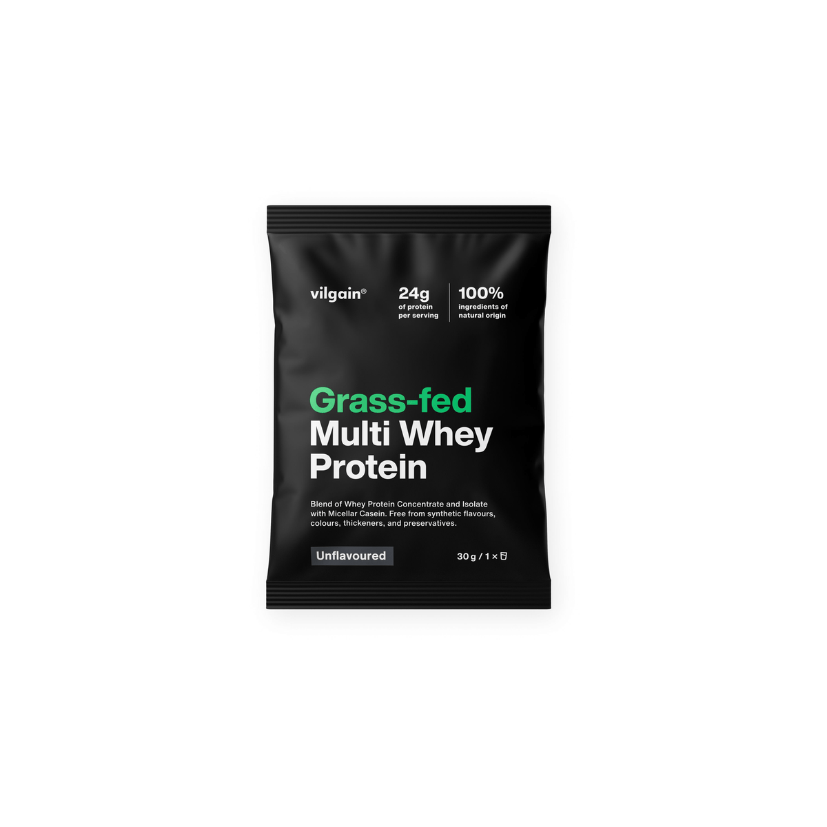 Grass-Fed Multi Whey Protein Ohne Geschmack / 30 g kaufen - Vilgain Whey Proteinpulver - Fitness Onlineshop