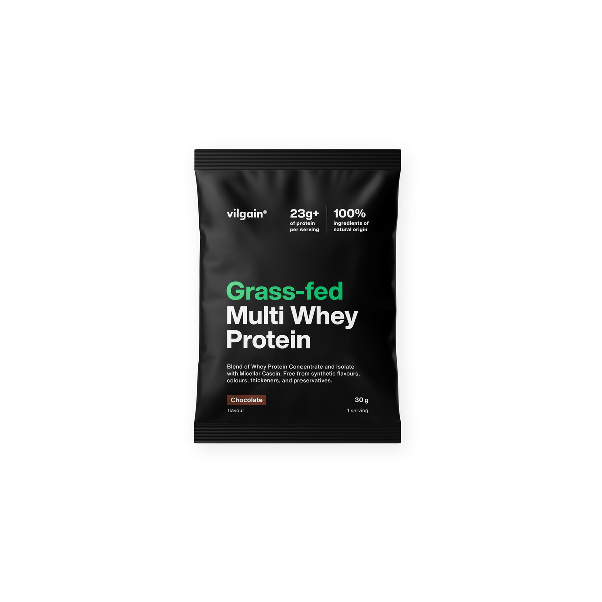 Grass-Fed Multi Whey Protein Schokolade / 30 g kaufen - Vilgain Whey Proteinpulver - Fitness Onlineshop