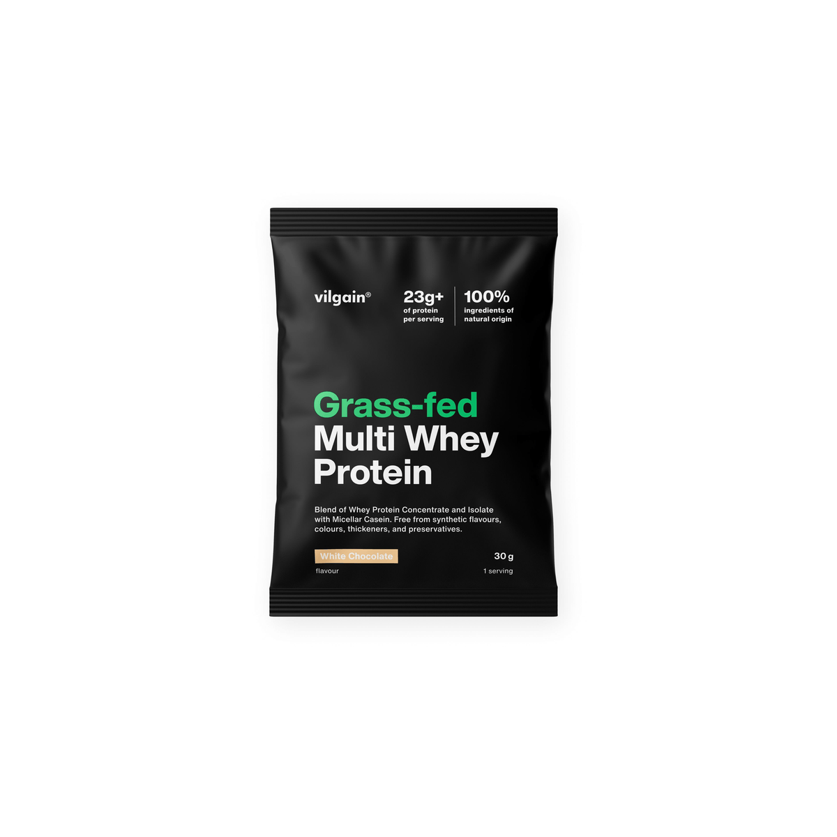 Grass-Fed Multi Whey Protein Weisse Schokolade / 30 g kaufen - Vilgain Whey Proteinpulver - Fitness Onlineshop