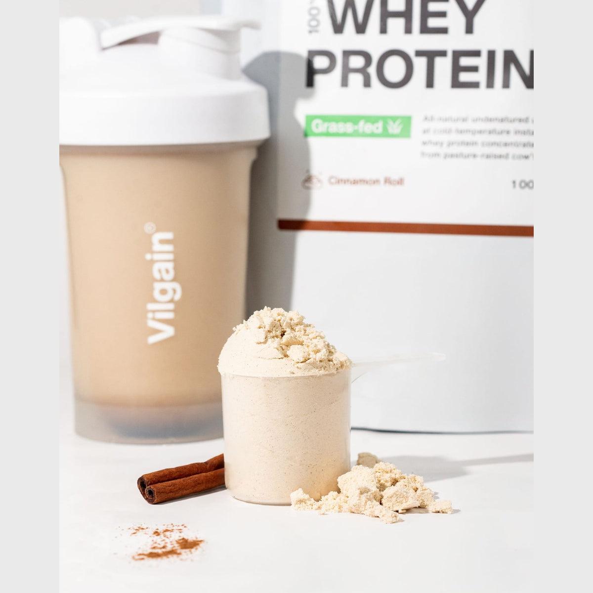 Grass-Fed Whey Protein kaufen - Vilgain Whey Proteinpulver - Fitness Onlineshop