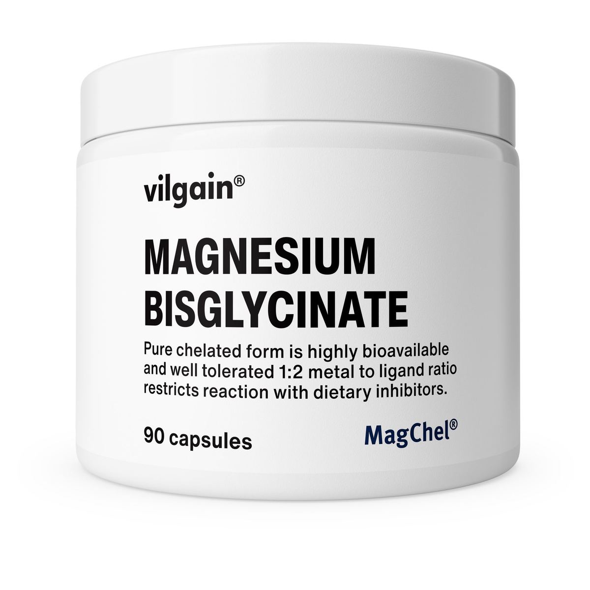 Magnesium Bisglycinat 90 Kapseln kaufen - Vilgain Magnesium (Mineralstoff) - Fitness Onlineshop