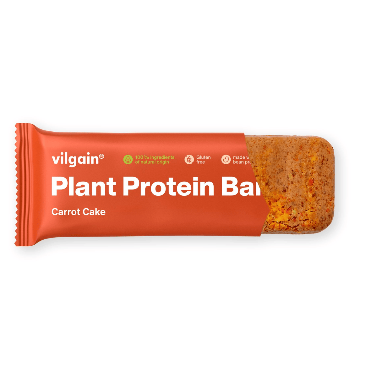 Plant Protein Bar Karottenkuchen / 50 g kaufen - Vilgain Proteinriegel - Fitness Onlineshop