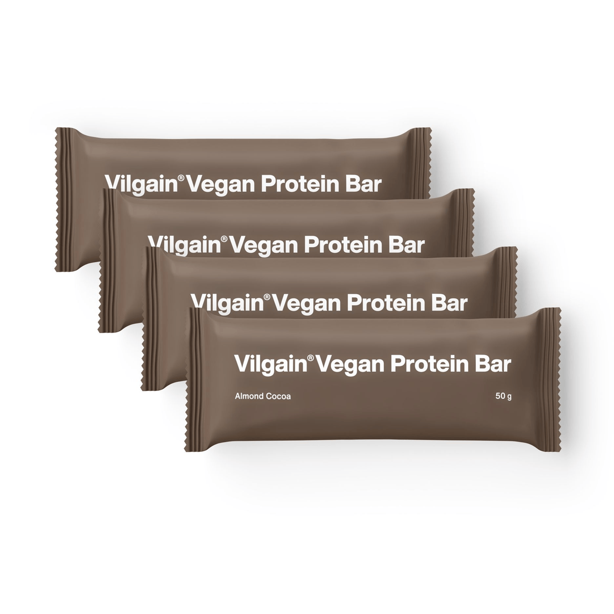 Plant Protein Bar Mandeln/Kakao / 4 x 50 g kaufen - Vilgain Proteinriegel - Fitness Onlineshop