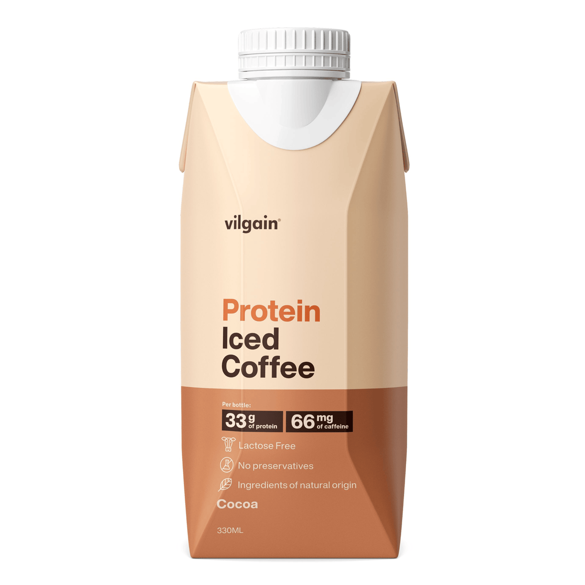Protein Eiskaffee Kakao / 330 ml kaufen - Vilgain Fertige Proteinshakes - Fitness Onlineshop