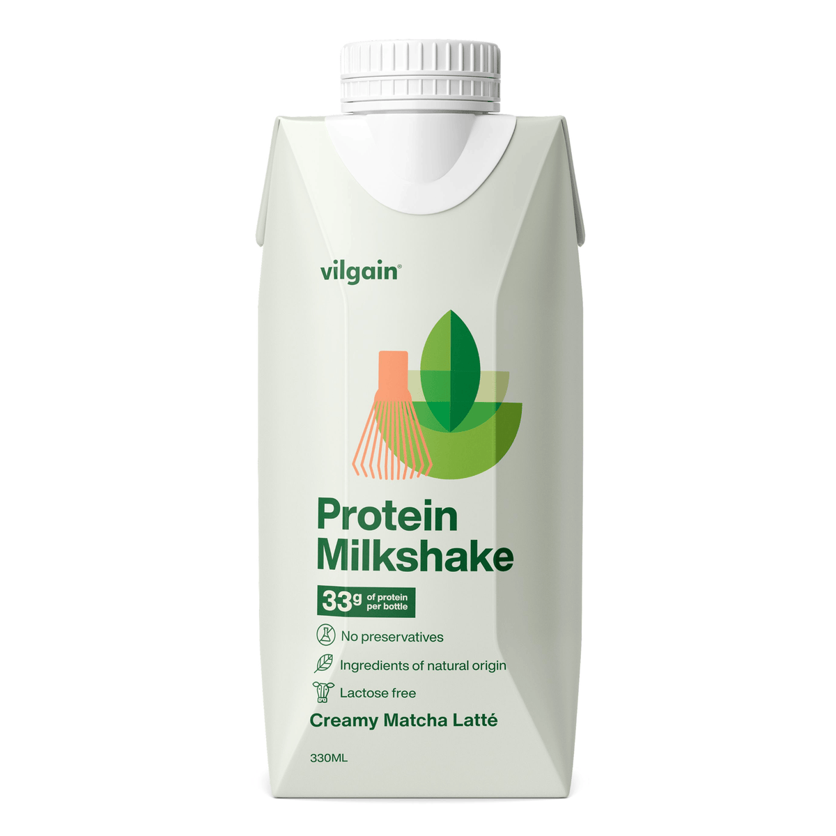 Protein Milkshake Cremiges Matcha‑Latte / 330 ml kaufen - Vilgain Fertige Proteinshakes - Fitness Onlineshop