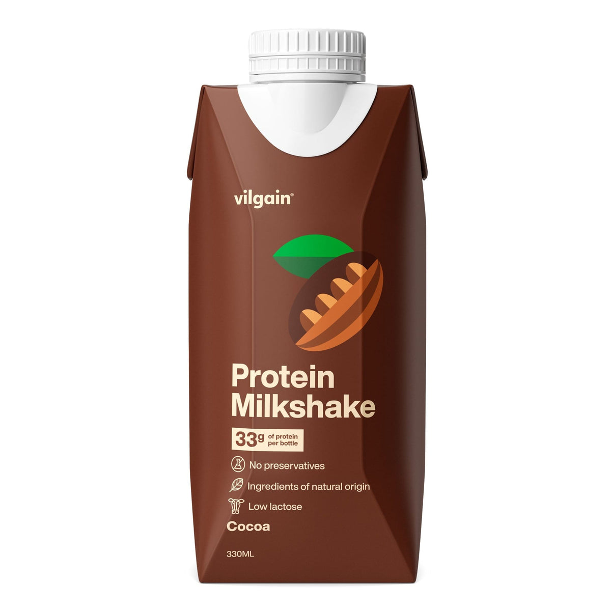 Protein Milkshake Kakao / 330 ml kaufen - Vilgain Fertige Proteinshakes - Fitness Onlineshop
