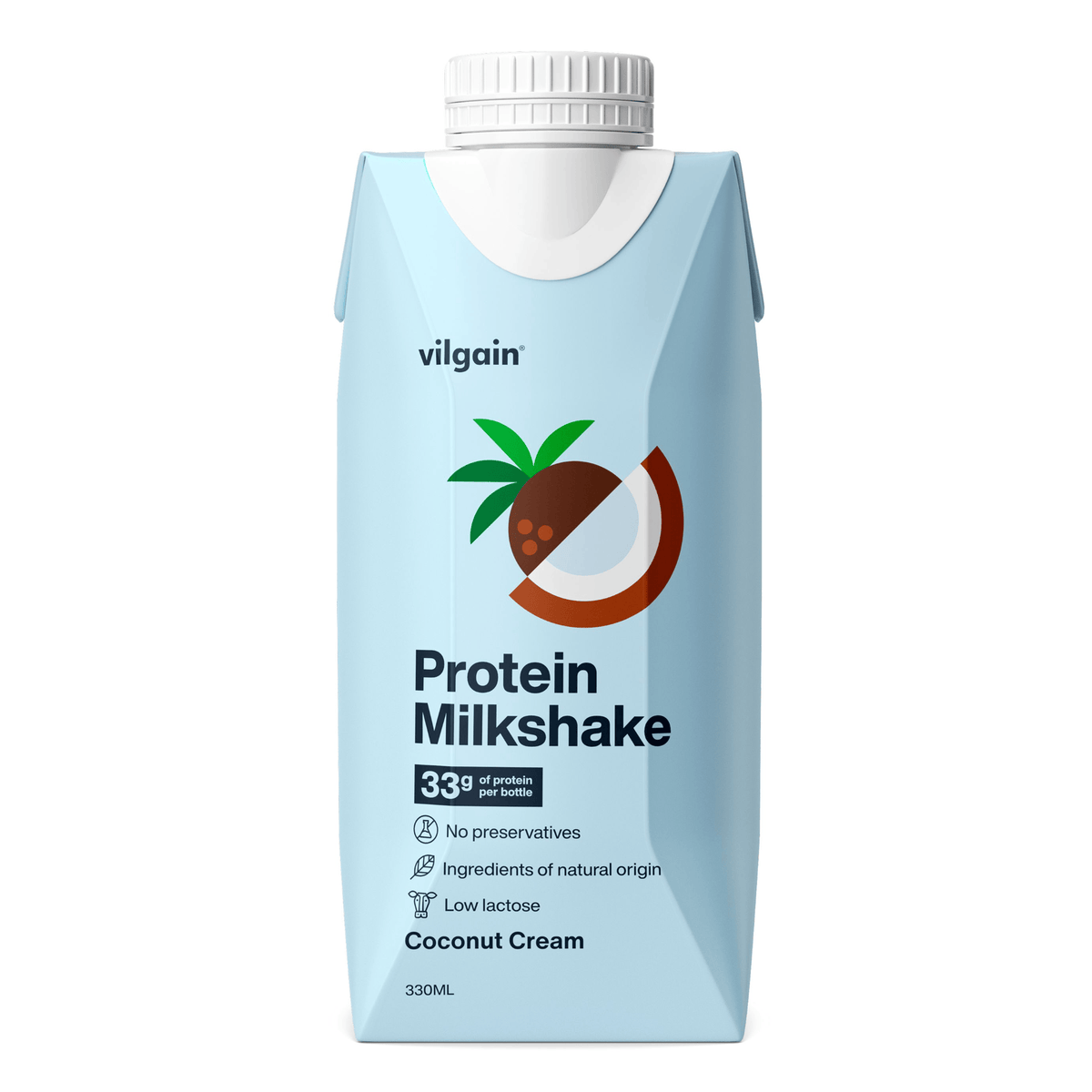 Protein Milkshake Kokosnusscreme / 330 ml kaufen - Vilgain Fertige Proteinshakes - Fitness Onlineshop