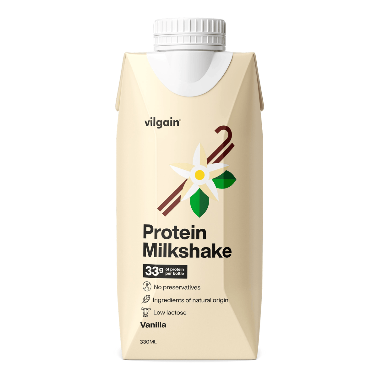 Protein Milkshake Vanille / 330 ml kaufen - Vilgain Fertige Proteinshakes - Fitness Onlineshop