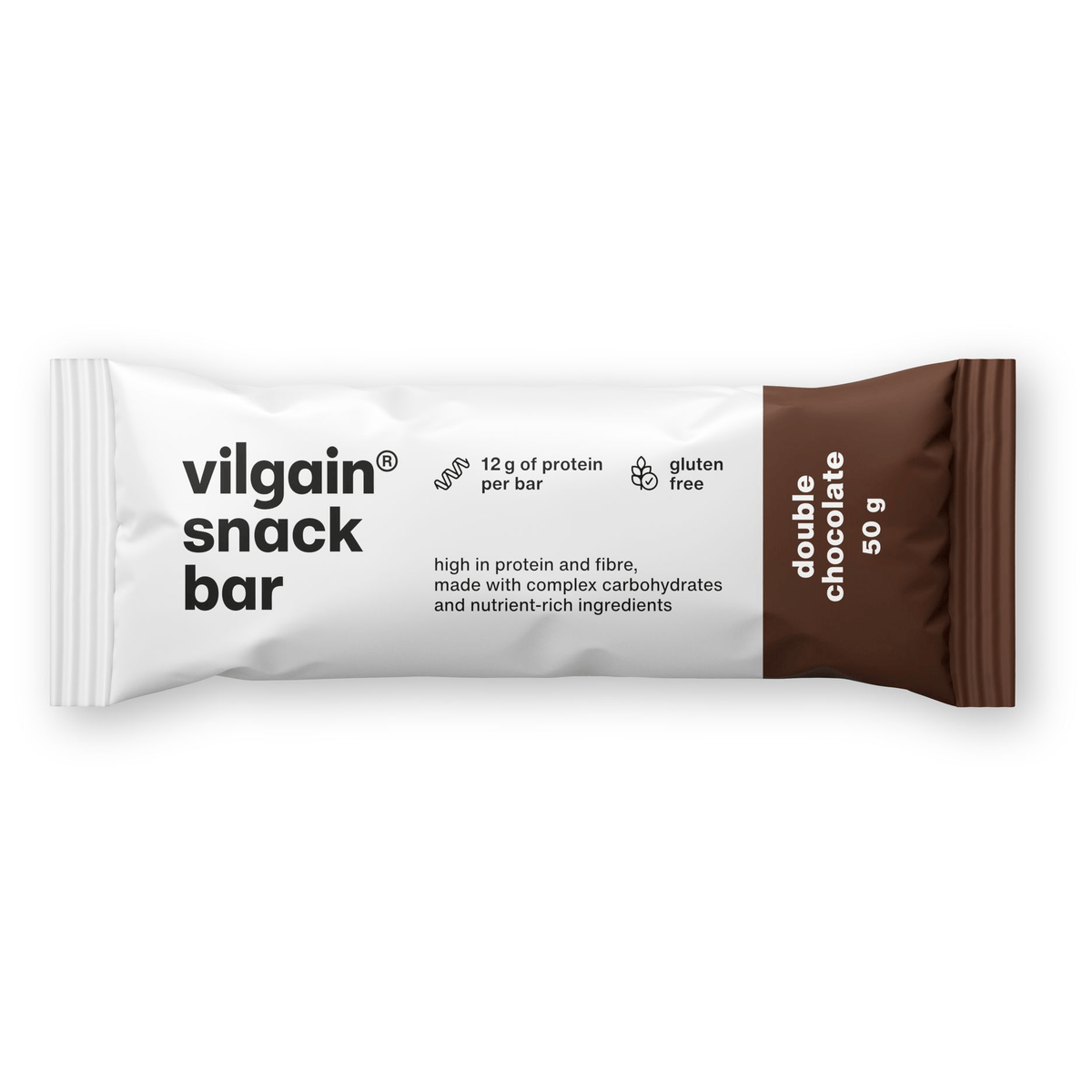 Snack Bar Doppelschokolade / 50 g kaufen - Vilgain Energieriegel - Fitness Onlineshop