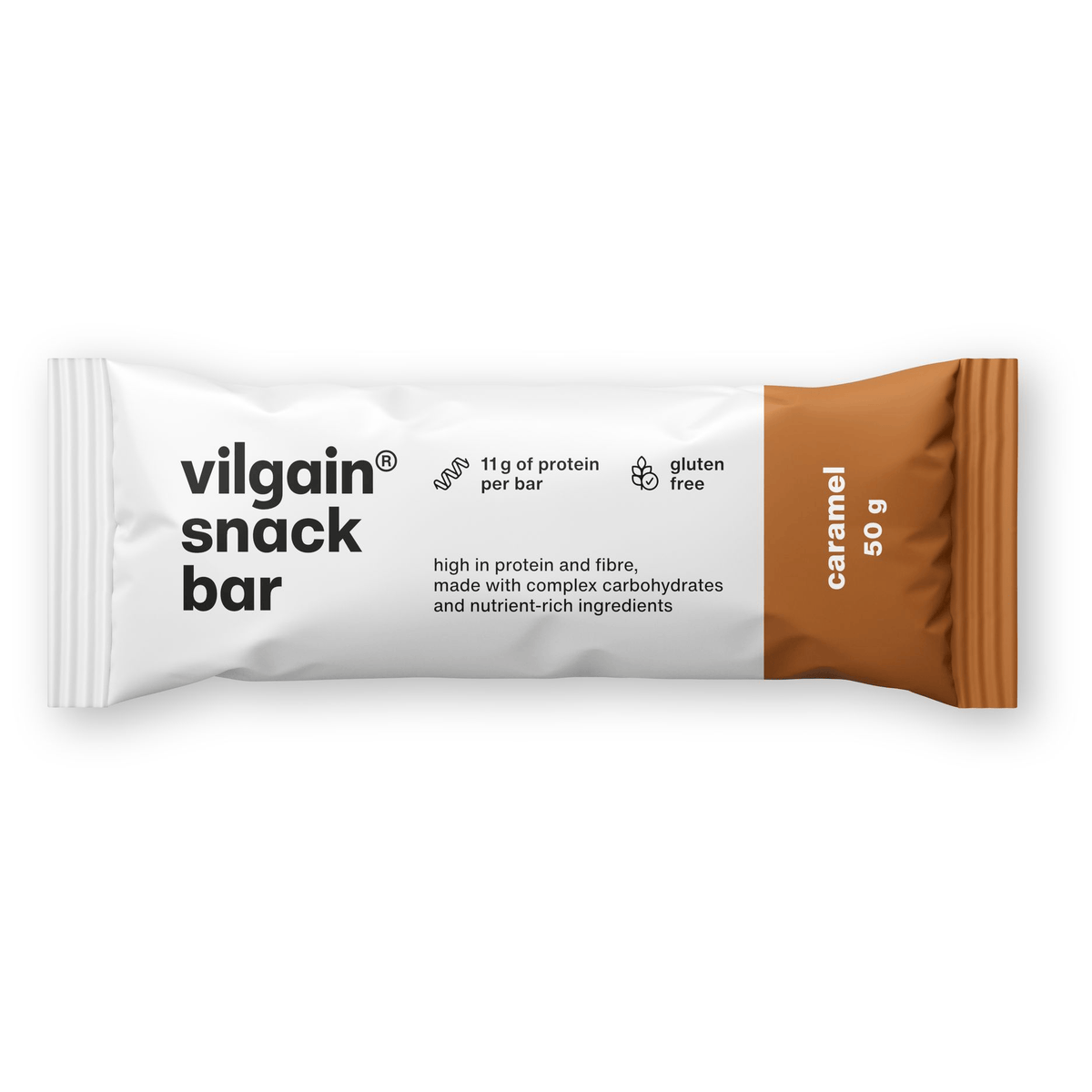 Snack Bar Karamell / 50 g kaufen - Vilgain Energieriegel - Fitness Onlineshop