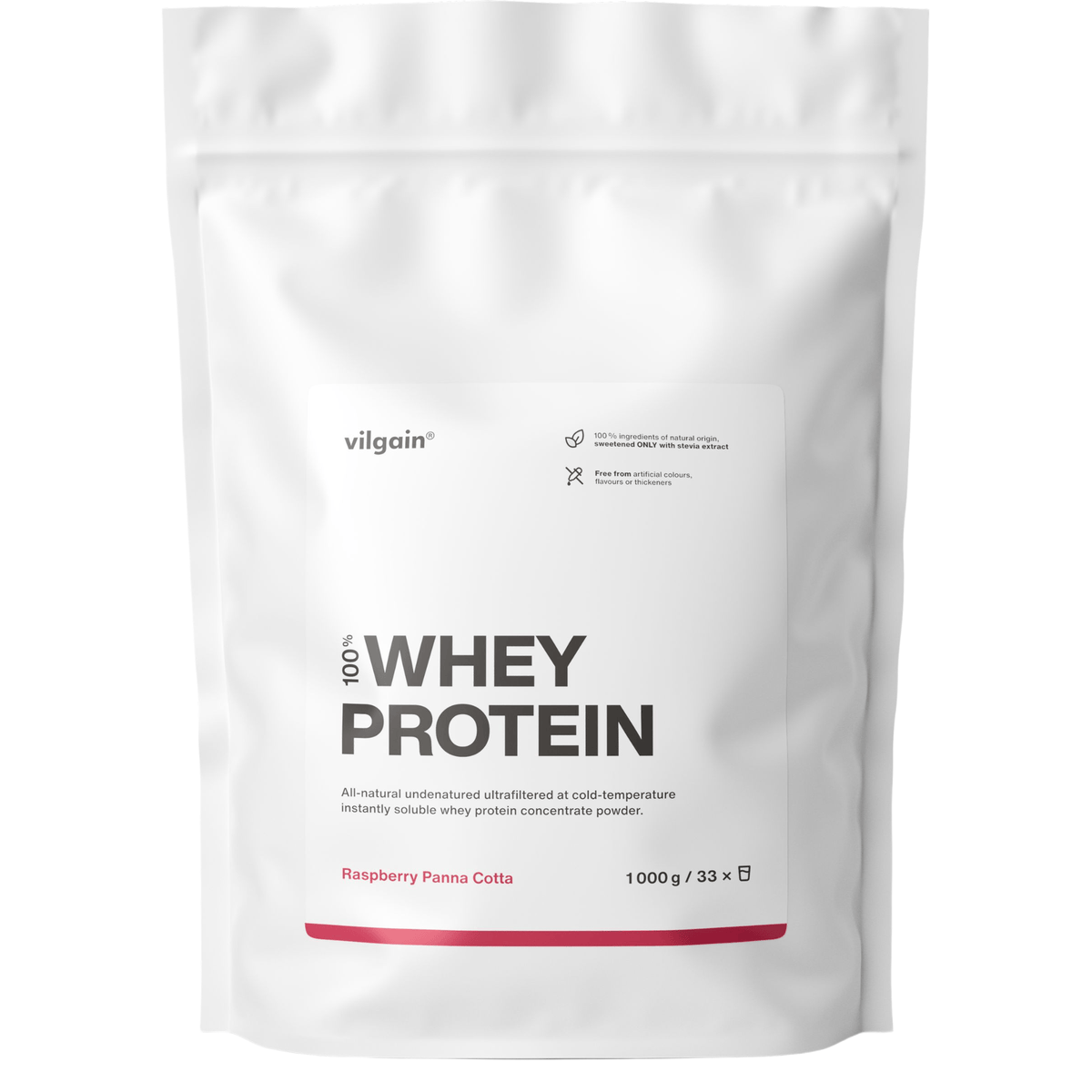 Whey Protein Panna Cotta / 1'000 g kaufen - Vilgain Whey Proteinpulver - Fitness Onlineshop