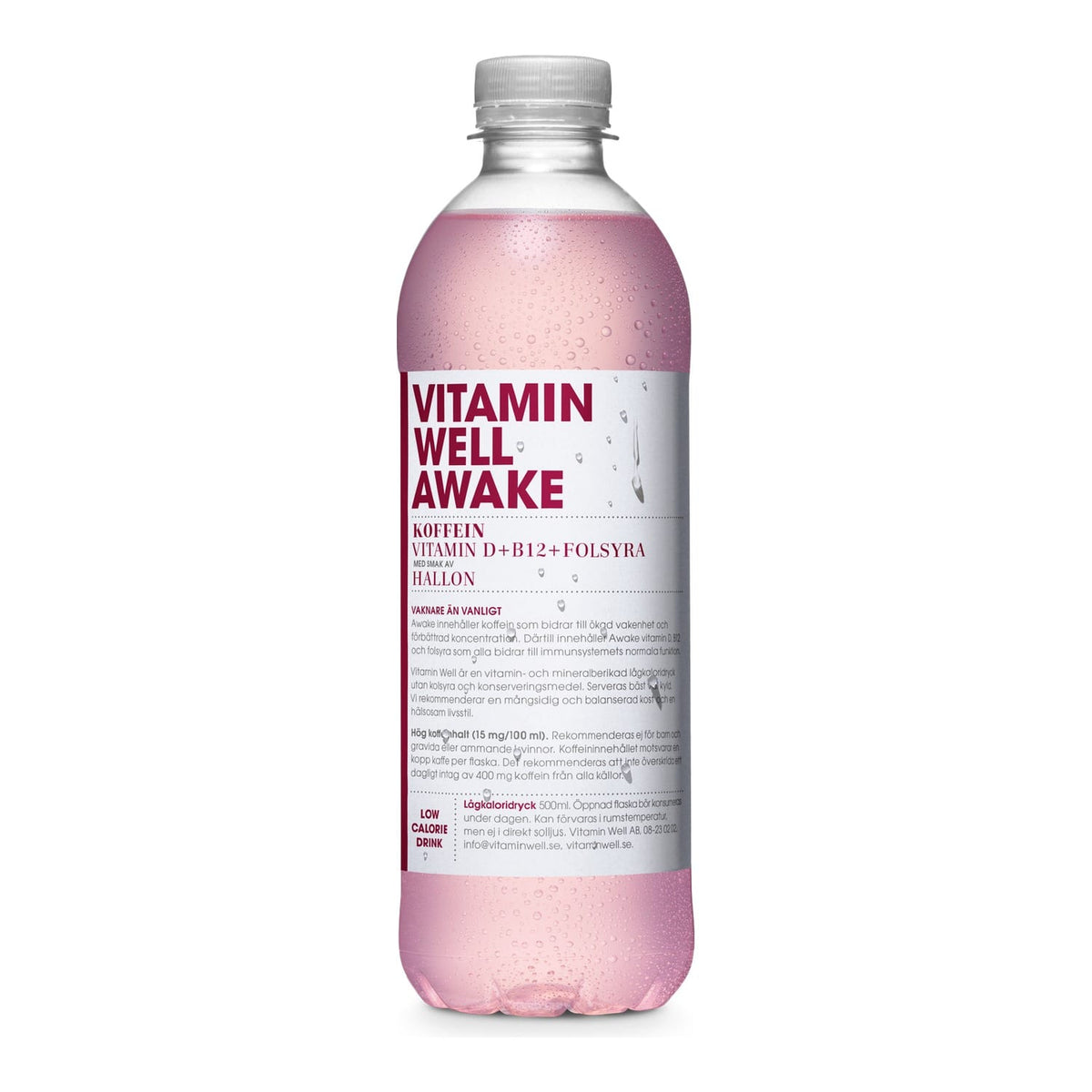 Vitamin Well Vitamindrink 500 ml / Awake (Himbeere) kaufen - Vitamin Well Hydrationsgetränk - Fitness Onlineshop