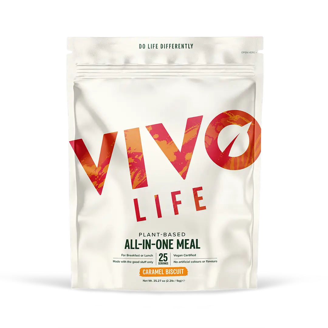 All-in-One Meal Caramel Biscuit / 1 kg kaufen - Vivo Life All-In-One - Fitness Onlineshop