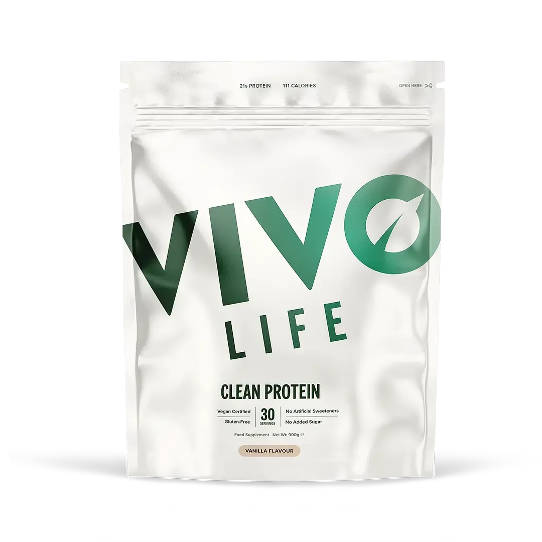 Clean Protein Vanilla / 30 Portionen kaufen - Vivo Life Vegane Proteinpulver - Fitness Onlineshop