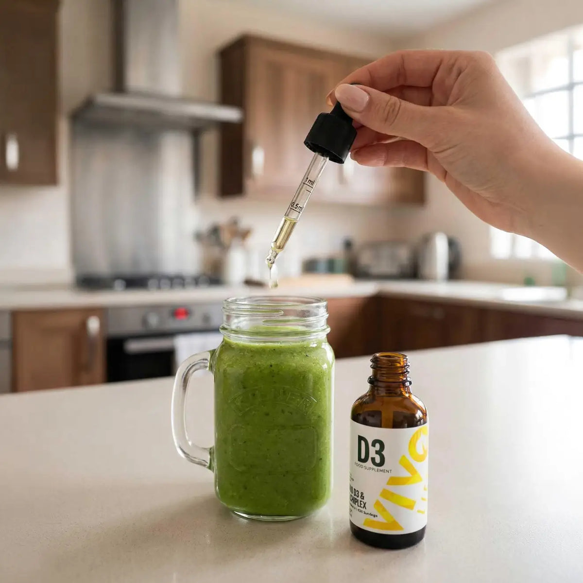 Liquid Vitamin D3 & K2 50 ml kaufen - Vivo Life Vitamine - Fitness Onlineshop