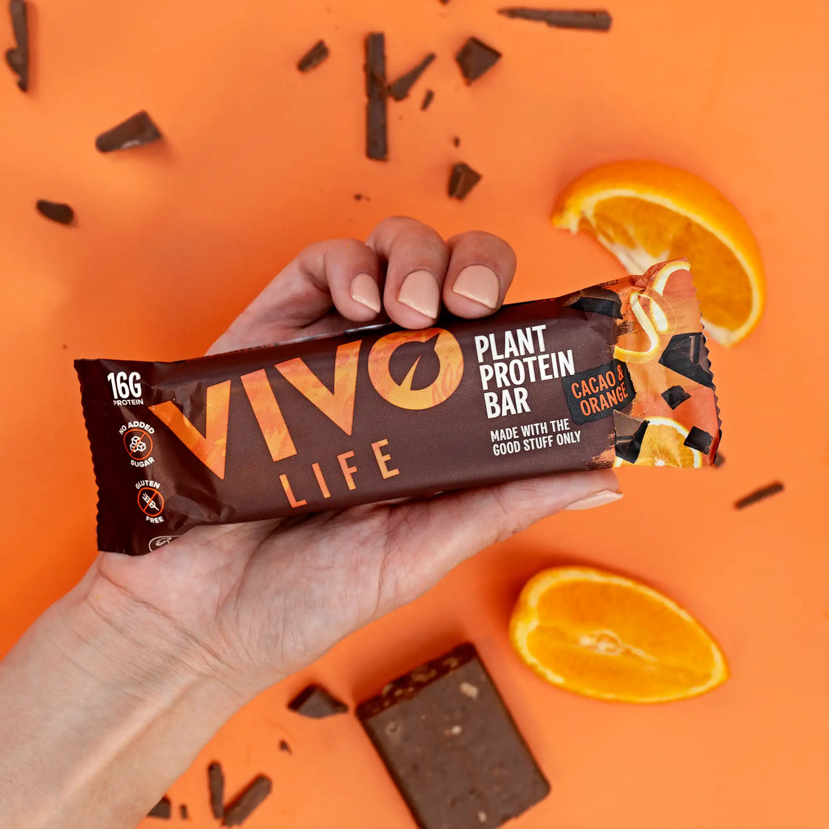 Plant Protein Bar kaufen - Vivo Life Vegane Proteinriegel - Fitness Onlineshop