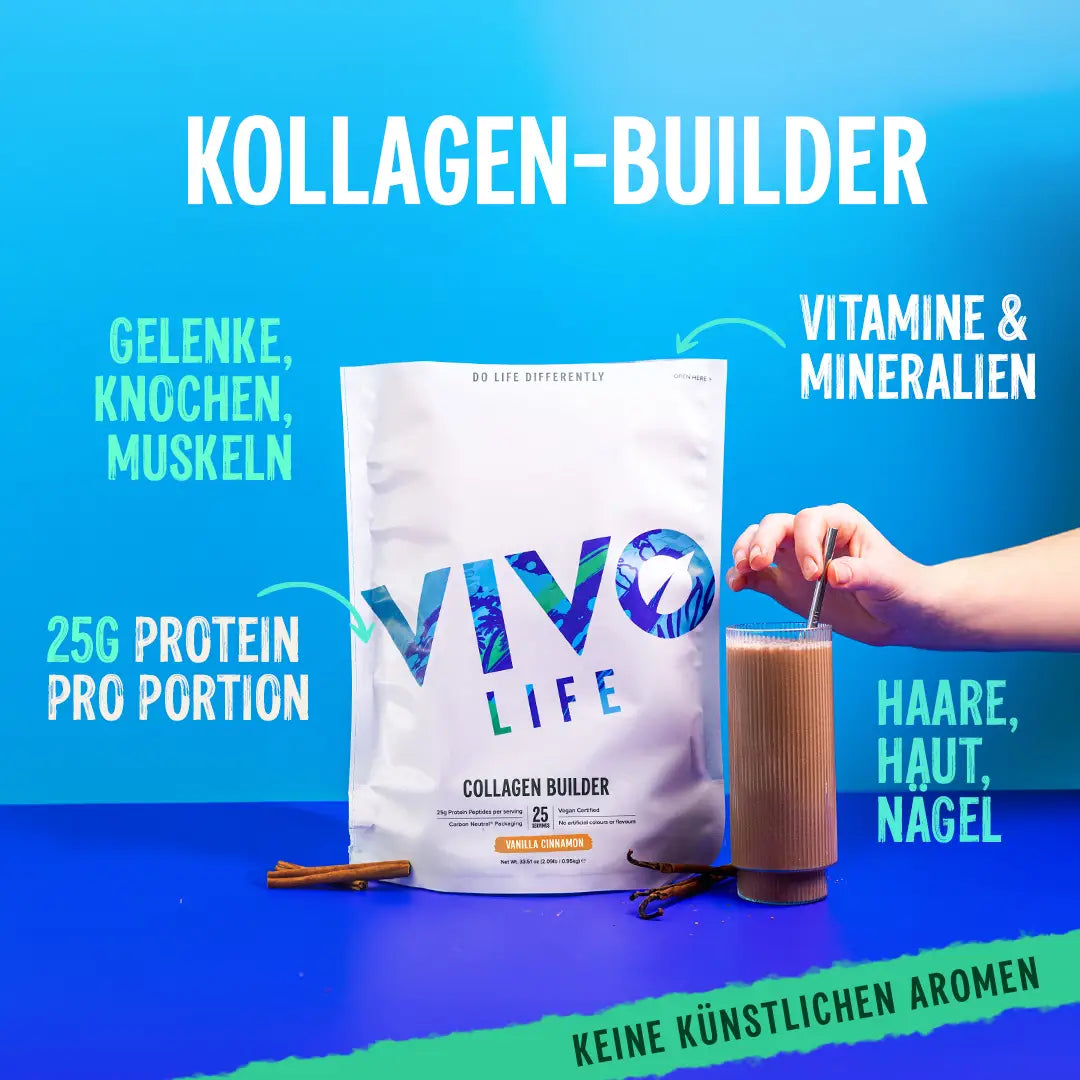Plant Protein Collagen Builder kaufen - Vivo Life Kollagen - Fitness Onlineshop