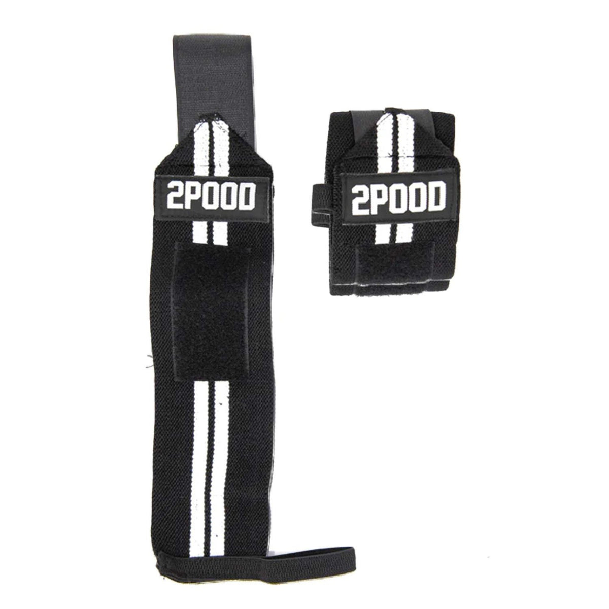 2POOD 2POOD Wrist Wraps (Handgelenkbandagen) Schwarz-Weiss kaufen bei haghpowered.com