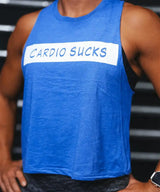 2POOD Cardio Sucks Crop Tank kaufen bei haghpowered.com