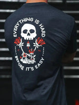 2POOD Everything Is Hard T-Shirt Schwarz kaufen bei haghpowered.com