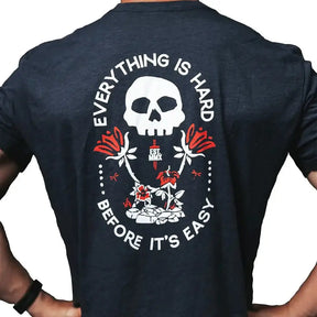 2POOD Everything Is Hard T-Shirt Schwarz kaufen bei haghpowered.com