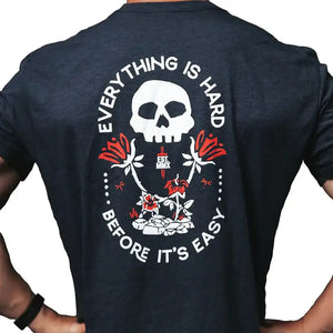 2POOD Everything Is Hard T-Shirt Schwarz kaufen bei haghpowered.com