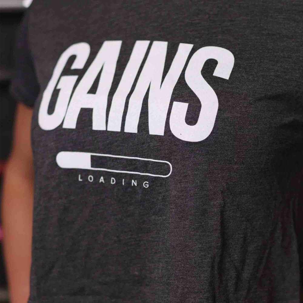 2POOD Gains Loading Crop Top Grau kaufen bei haghpowered.com