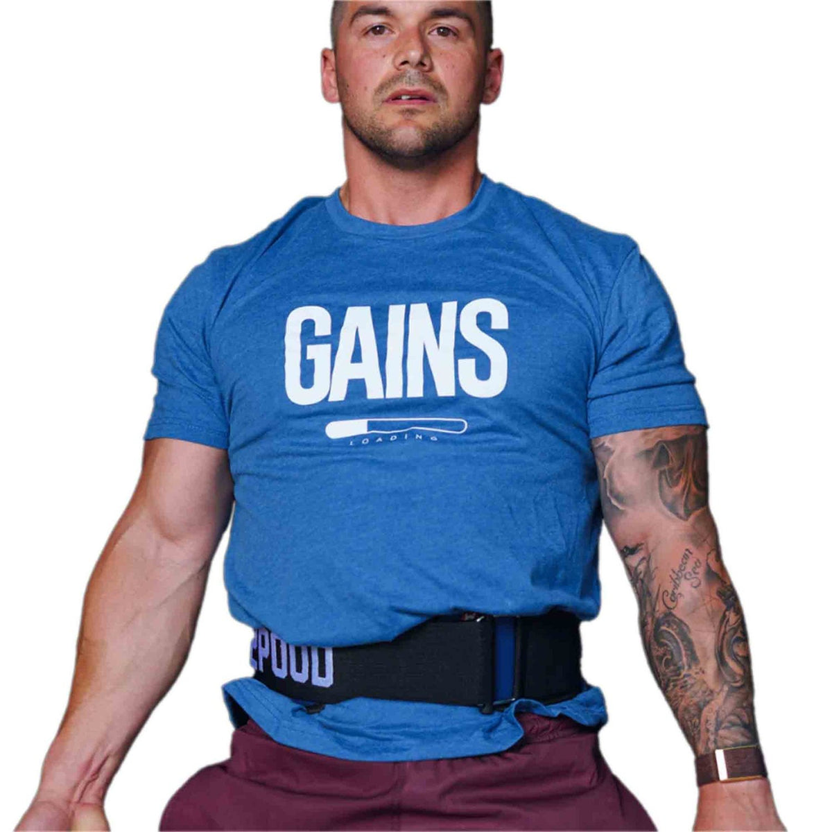 2POOD Gains Loading T-Shirt kaufen bei haghpowered.com