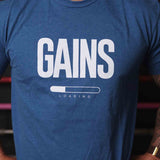 2POOD Gains Loading T-Shirt Blau kaufen bei haghpowered.com