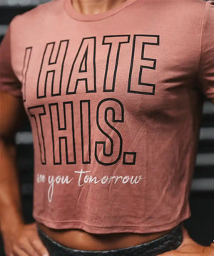 2POOD I Hate This. See You Tomorrow Crop Top XXL kaufen bei haghpowered.com