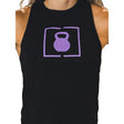2POOD Lavender Kettlebell Logo Tank Schwarz kaufen bei haghpowered.com