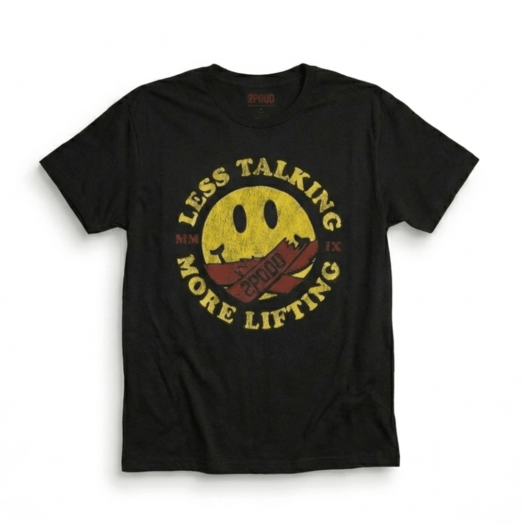 Less Talking T-Shirt kaufen -  2POOD T-Shirts  - Fitness Onlineshop
