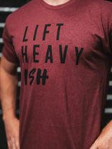2POOD Lift Heavy Ish T-Shirt Maroon kaufen bei haghpowered.com
