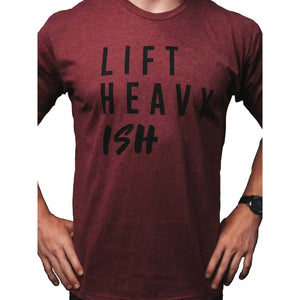 2POOD Lift Heavy Ish T-Shirt Maroon kaufen bei haghpowered.com