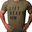 2POOD Lift Heavy Ish T-Shirt Olivegrün kaufen bei haghpowered.com
