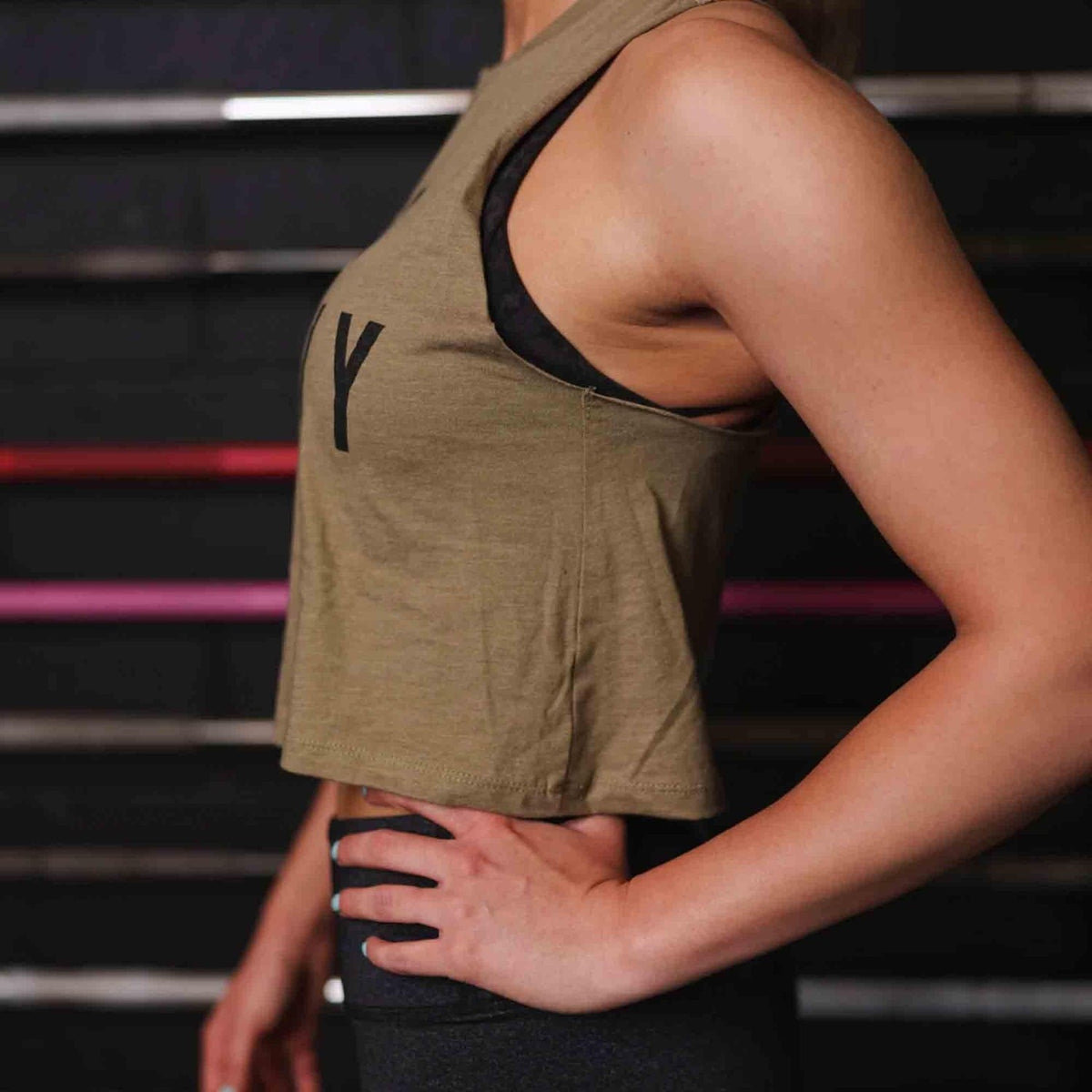 2POOD Lift Heavy Ish Tank Olivegrün kaufen bei haghpowered.com