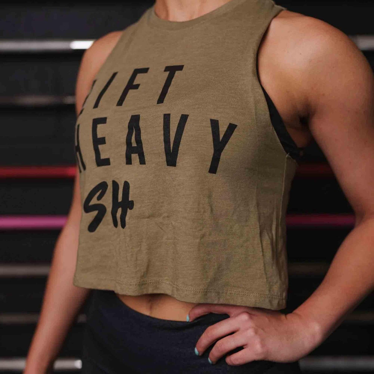2POOD Lift Heavy Ish Tank Olivegrün kaufen bei haghpowered.com