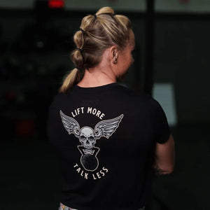 2POOD Lift More Talk Less Crop Top - Schwarz Schwarz kaufen bei haghpowered.com