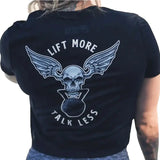 2POOD Lift More Talk Less Crop Top - Schwarz kaufen bei haghpowered.com
